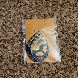 Sunflower earrings
